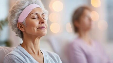 Therapist teaching relaxation techniques to a patient with anxiety