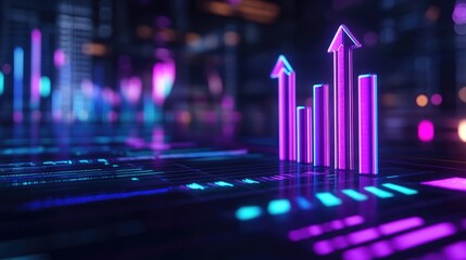 Upward Trending Market Graph