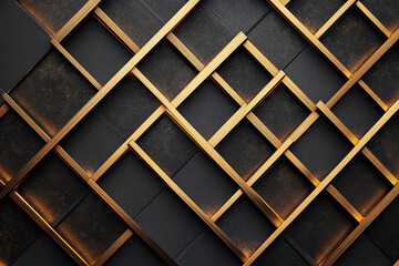 Elegant Flowing Golden Waves with Glowing Particles on a Dark Background, Abstract Futuristic Texture and Luxury Artistic Design