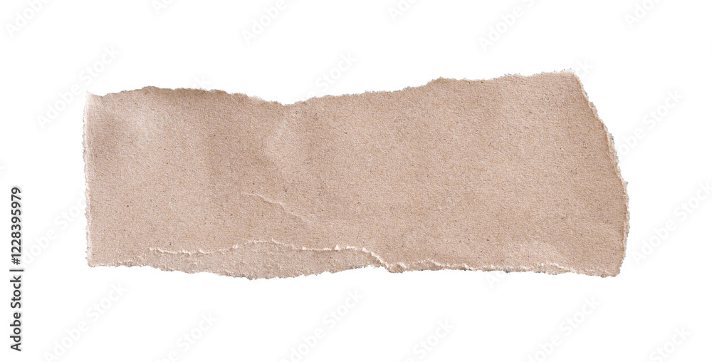 Aufkleber torn cardboard paper element for copy space