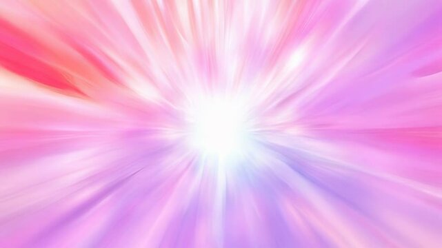 A vibrant display of light and color with a dynamic zoom effect creates an abstract and energetic composition