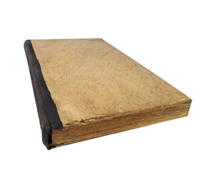 old book isolated on white