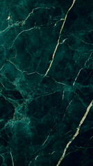 Dark Green Marble Texture Background Shows Elegant Stone Veins Naturally and Beautifully