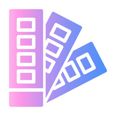 colour palette Gradient icon