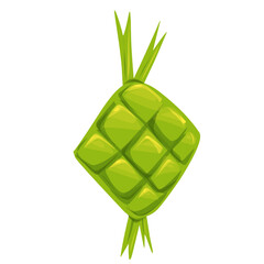 Hanging ketupat illustration 