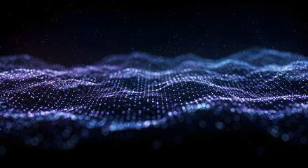 glowing network of interconnected nodes and lines, representing global connectivity and digital communication