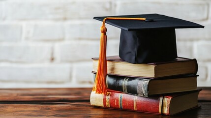 Graduation ceremony university campus education theme indoor setting inspirational perspective