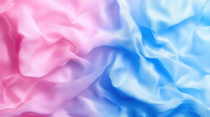 Fototapeta premium Blurred gradient background in blue and pink colors, flat design, vector illustration. 