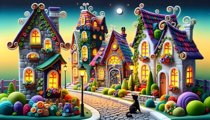 "Callejones Encantados: Fantasía en Cada Esquina"