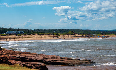 Cavendish beach, on Canada's Prince Edward Island