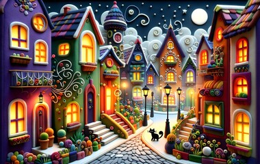 "Callejones Encantados: Fantasía en Cada Esquina"