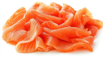 A close-up of a sashimi dish with tuna and salmon slices, leaving plenty of space around for copy.