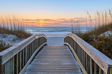 Naklejka premium Realistic Tropical and Coastal Sceneries Landscapes