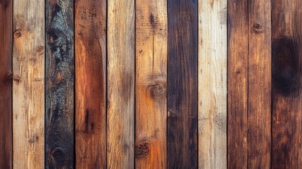 Fototapeta premium Beige wooden planks arranged horizontally, creating a rustic and natural copy space for designs or branding.