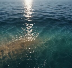 Fototapeta premium Gradient water effect on ocean surface, gradient, ocean