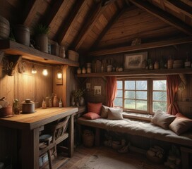 Fototapeta premium Eine Ameise führt ihre Blattlaus gefangen in eine kleinen Hütte, Fotografie, Sammlung, ameise