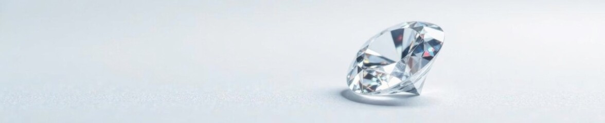 Sparkling diamond isolated on white background, flawless, diamonds