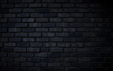 Black Brick Background, Wall Design Decoration Texture