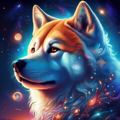 Fototapeta premium Akita Inu