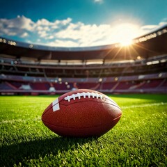 Obraz premium american football on field