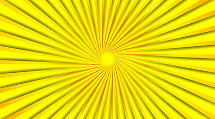 Floral shape abstract background | Sun shining ray modern vector background with shadow and line for multi usage | New minimal background with yellow backgrouncolour for banner, blog, decorative usage