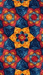 Fototapeta premium Hand drawn geometric pattern, art, pattern, design