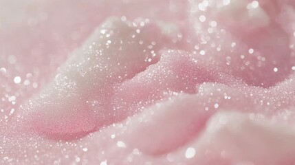 Fototapeta premium Pink and White Sparkling Foam Texture