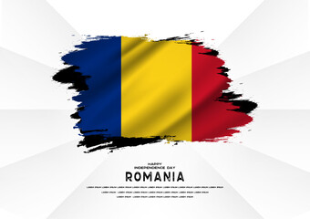 Fototapeta premium Happy Independence Day, Romania