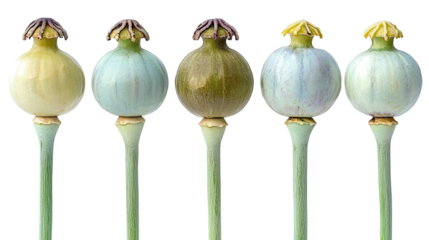 Exquisite Collection of Exotic Poppy Flowers on Display Generative AI