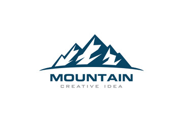 Creative Mountain Concept Logo Design Template