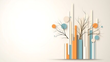 Stylish abstract design with pastel color style background and texture modern environment