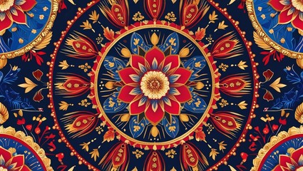 Fototapeta premium traditional thai style painting