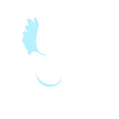 Simple Dove Bird Illustration