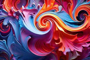Obraz premium abstract background with swirls