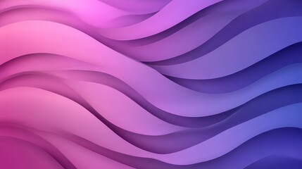 Obraz premium Fluid Abstract Waves in Vibrant Purple and Pink Colors Creating a Dynamic Visual Experience