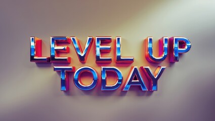 Empower your journey level today with motivational graphics in a modern environment