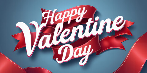 "Happy Valentine&rsquo;s Day &ndash; Playful Cursive with Elegant Red Ribbon.Romantic Valentine&rsquo;s Day Typography with a Ribbon Touch.Happy Valentine&rsquo;s Day &ndash; Stylish Cursive with a Gradient Banner"


