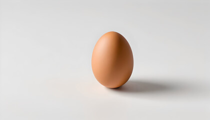 egg on white background