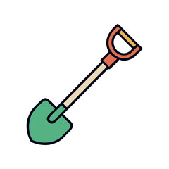 Camping shovel for outdoor survival