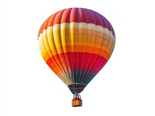 Fototapeta premium Colorful hot air balloon isolated on white background. (3)