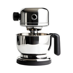 Sleek Stainless Steel Dough Blender Isolated on Transparent Background