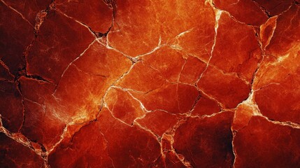 Fototapeta premium Dark red orange brown rock texture with cracks. Close-up. Rough mountain surface. Stone granite background for design. Nature.