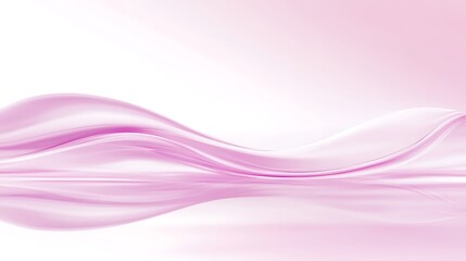 Abstract Pink Waves Flowing Design