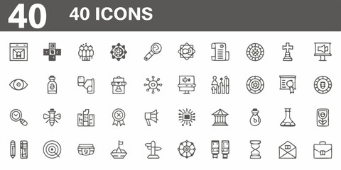 Digital marketing icons