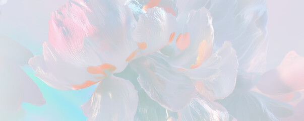 Abstract background with flowers, floral wallpaper