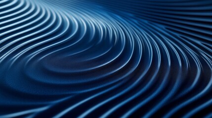 Abstract Blue Wavy Surface Texture Design