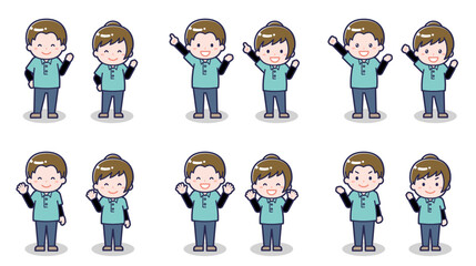 児童支援員の男女 02