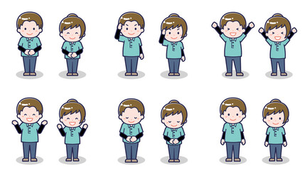 児童支援員の男女 01