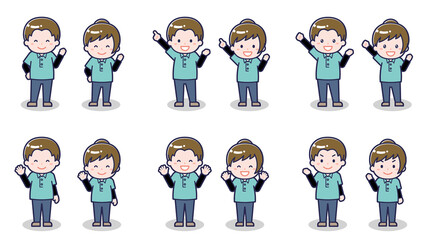 児童支援員の男女 02