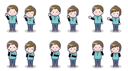 児童支援員の男女 03